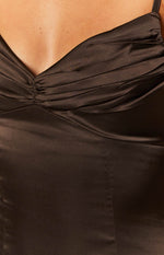 Honey Chocolate Maxi Dress Image