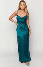 Honey Teal Maxi Dress Image