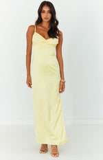 Honey Yellow Maxi Dress Image