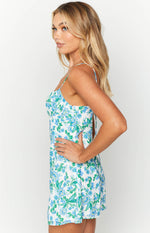 Isabel White Floral Mini Dress Image