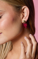 Isibel Red Bow Earrings (FREE over $160) Image