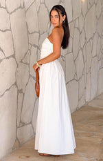 Josianne White Strapless Maxi Dress Image