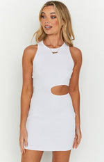 Jacinta White Cut Out Mini Dress Image