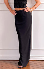 Jacqulin Black Maxi Skirt Image