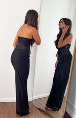 Jacqulin Black Maxi Skirt Image