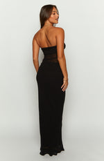 Jacqulin Black Maxi Skirt Image