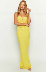 Jacqulin Yellow Maxi Skirt Image