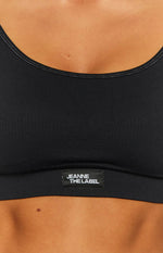 Jeanne The Label Black Ballet Crop Top Image