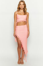 Jemerson Pink Ruffle Top Image