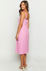 Jessie Pink Midi Dress Image