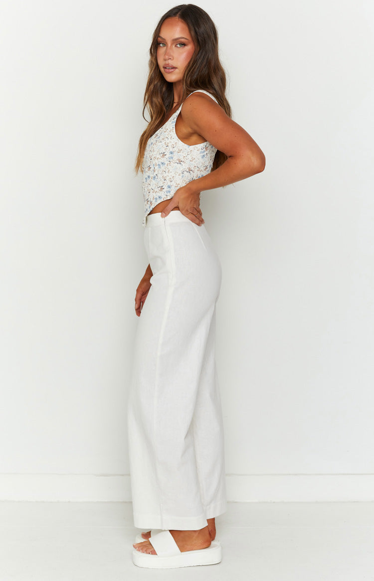 Julian Linen Pants White Image