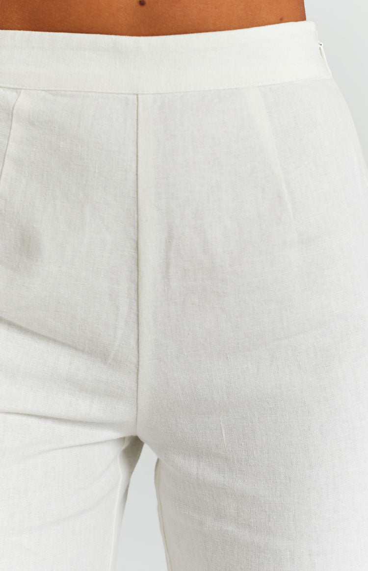 Julian Linen Pants White Image