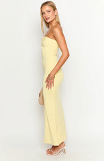 Julie Yellow Maxi Dress Image