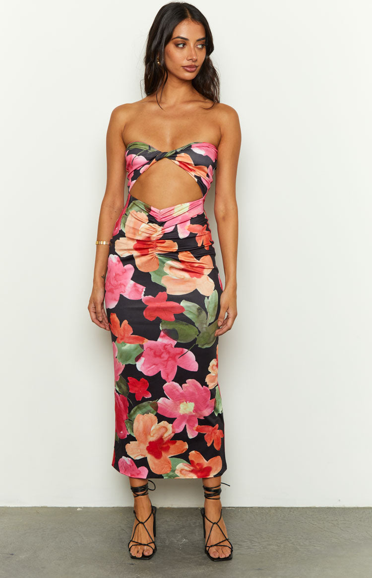 Juliete Floral Midi Dress Image