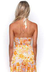 Juniper Orange Floral Top Image