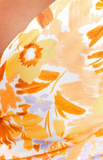 Juniper Orange Floral Top Image