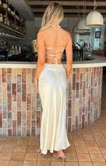 Kaylea Champagne Maxi Skirt Image