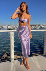 Kaylea Lilac Maxi Skirt Image