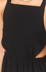 Kensie Black Backless Midi Dress Image