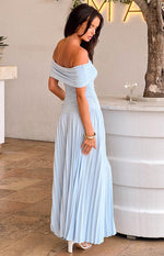 Lioness Field Of Dreams Soft Blue Maxi Dress Image