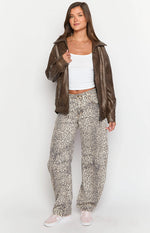 Lioness Leopard Fade Horseshoe Jeans Image