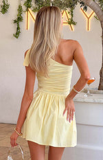 Luther Yellow Mini Dress Image