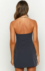 Lauren Navy Strapless Mini Dress Image