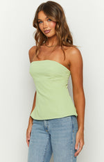 Layi Green Strapless Top Image