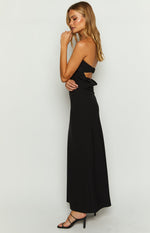 Lei Strapless Black Maxi Dress Image