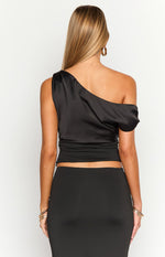 Linkin Black Off The Shoulder Crop Top Image