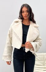 Lioness Off Duty Cream Jacket Image