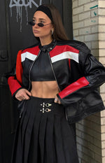 Lioness Top Model Onyx Biker Jacket Image