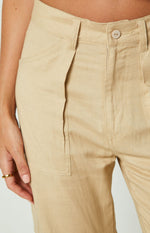 Lioness Miami Vice Wheat Linen Pant Image