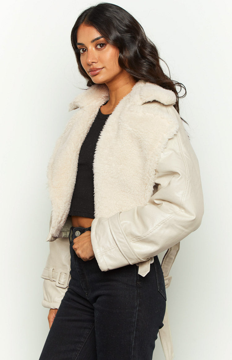 Lioness Off Duty Cream Jacket Image