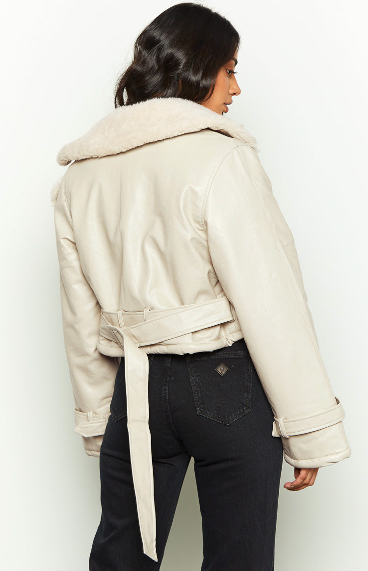 Lioness Off Duty Cream Jacket Image