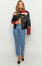 Lioness Top Model Onyx Biker Jacket Image