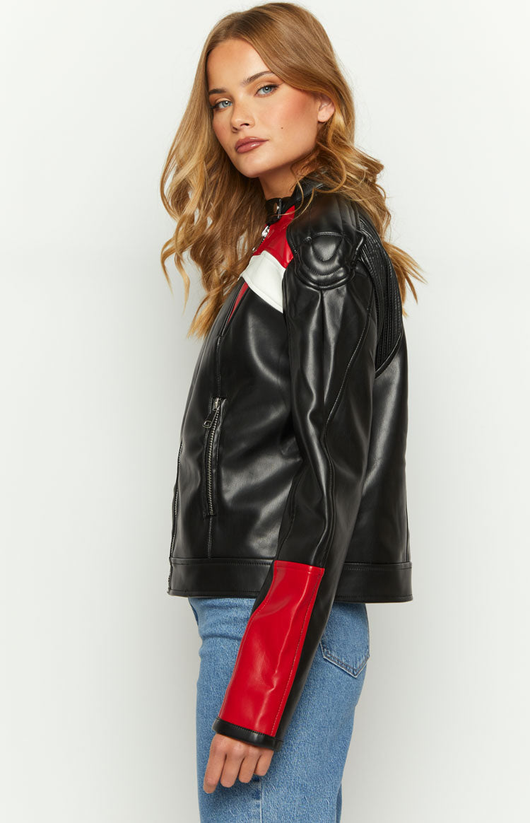 Lioness Top Model Onyx Biker Jacket Image