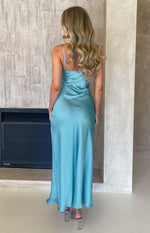 Lissandra Blue Formal Maxi Dress Image