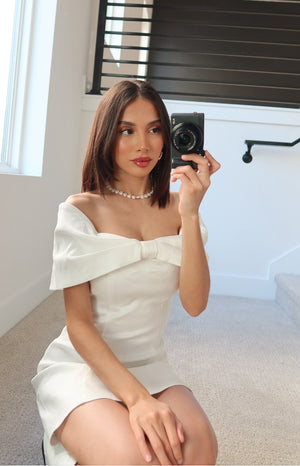 Lissy White Mini Dress