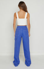 Lolita Blue Contrast Jeans Image