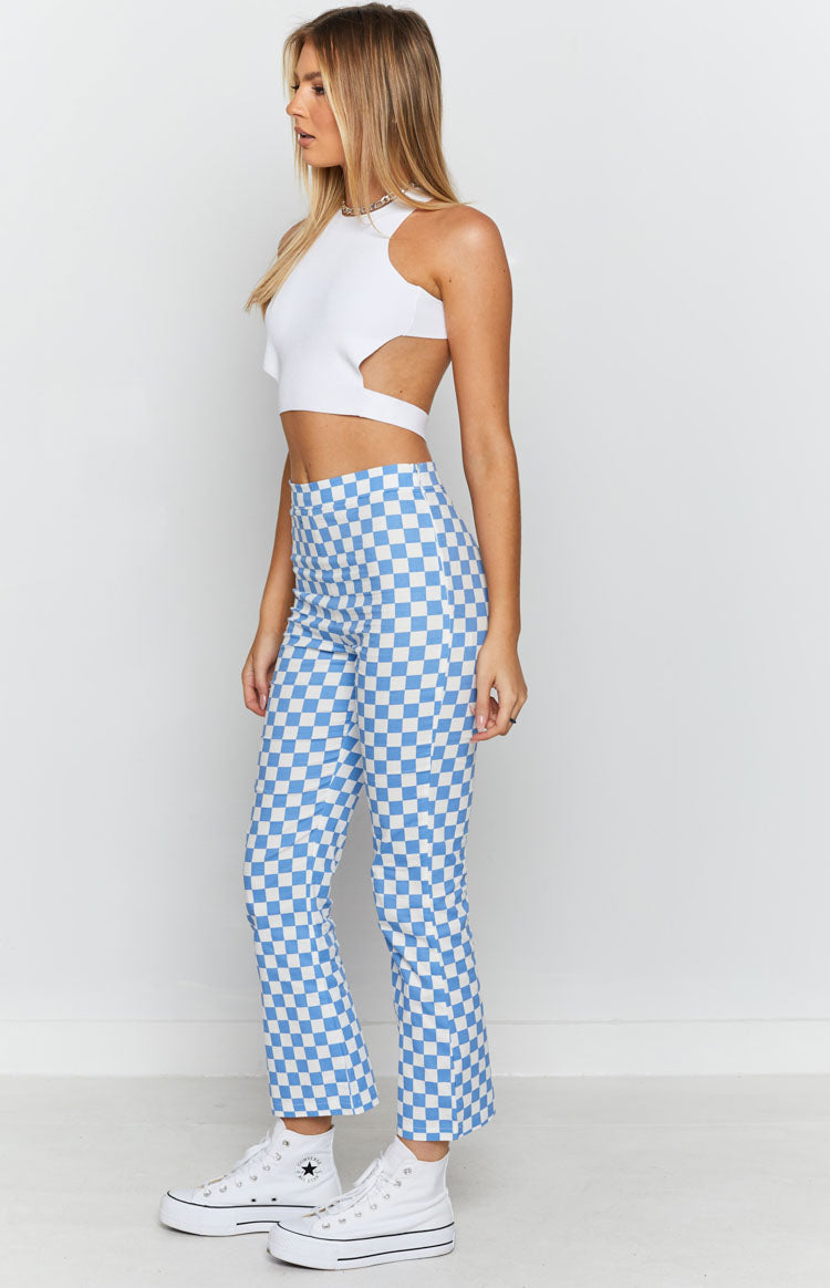 Lorelai Check Pant Blue Image