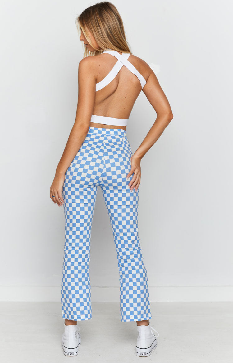 Lorelai Check Pant Blue Image