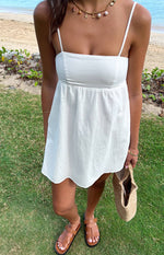 Lotus Love Affair White Mini Dress Image