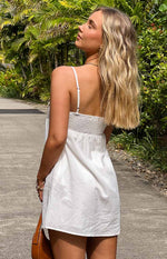 Lotus Love Affair White Mini Dress Image