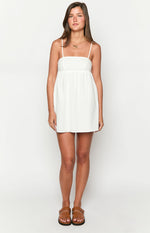 Lotus Love Affair White Mini Dress Image