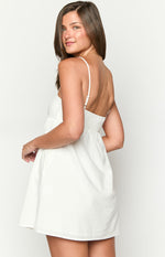 Lotus Love Affair White Mini Dress Image