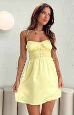 Love Yours Yellow Mini Dress Image