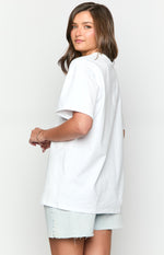 Lucky You White Western Tee Image