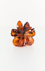 Lysso Brown Flower Clip Image