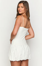 Memories White Bubble Mini Dress Image